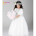 Schöne Baby Mädchen 2015 Heißer Verkauf Kinder Weiße Hochzeit Prinzessin Blumenmädchen Kleider Hohe Qualität